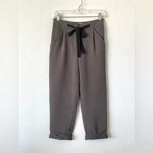 Aritzia Wilfred Allant Cropped Front Tie Pant
